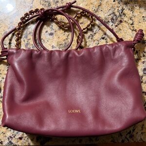 Burgundy Flamenco bag
